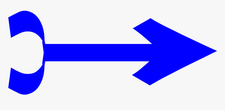 Blue Arrow Pointing Right - Portable Network Graphics, HD Png Download, Free Download
