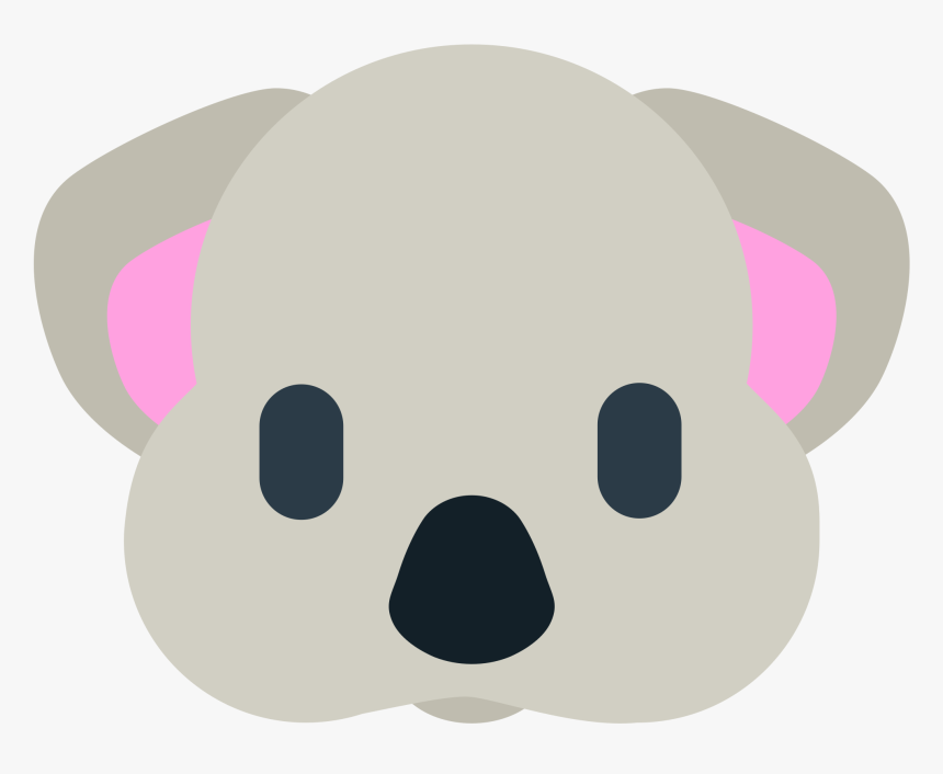 Emoji Bear Face On Mozilla , Png Download - Emoji De Koala Png, Transparent Png, Free Download