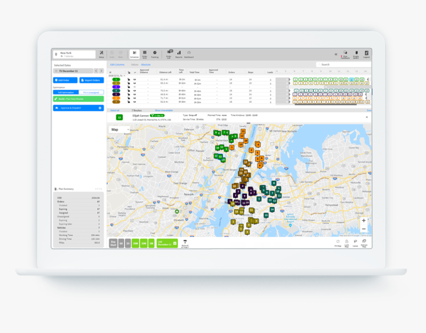 Truck Routing Software, HD Png Download, Free Download