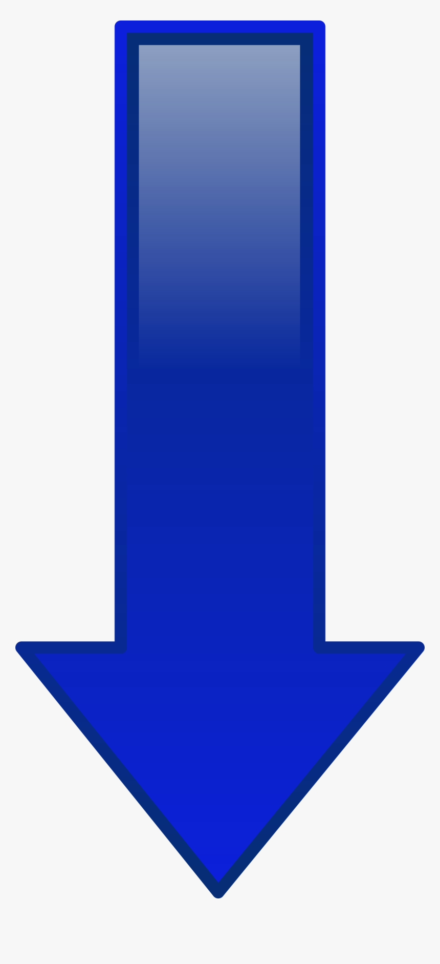 Arrow Down Blue Clip Arts - Clip Art Blue Arrow Down, HD Png Download, Free Download