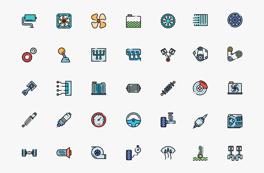 Colorful Hobbies Icon Png, Transparent Png, Free Download