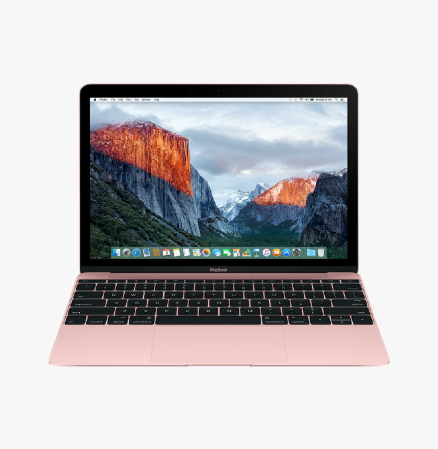 Transparent Macbook Back Png - Macbook Rose Gold, Png Download, Free Download