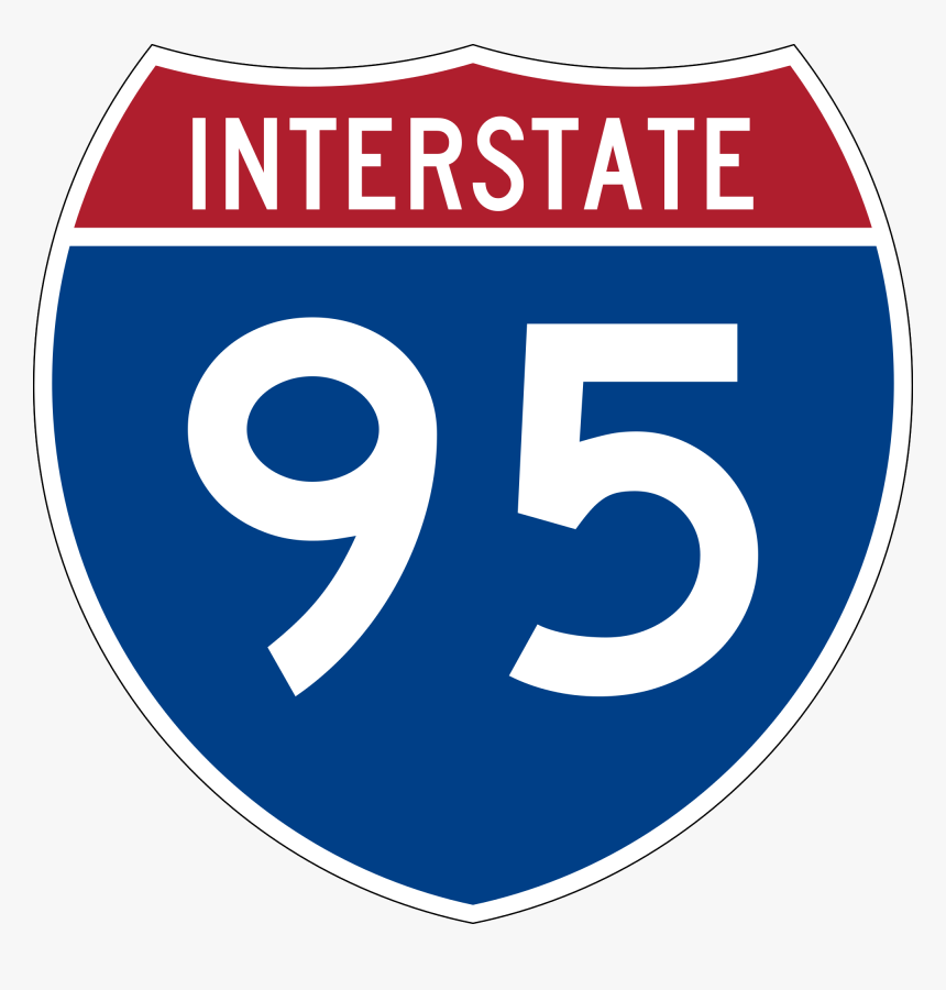 File - I-95 - Svg - Interstate 95 Logo, HD Png Download, Free Download