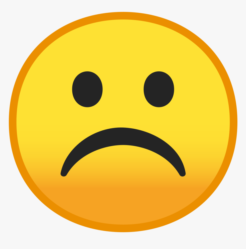 Frowning Face Icon - Frown Emoji, HD Png Download, Free Download