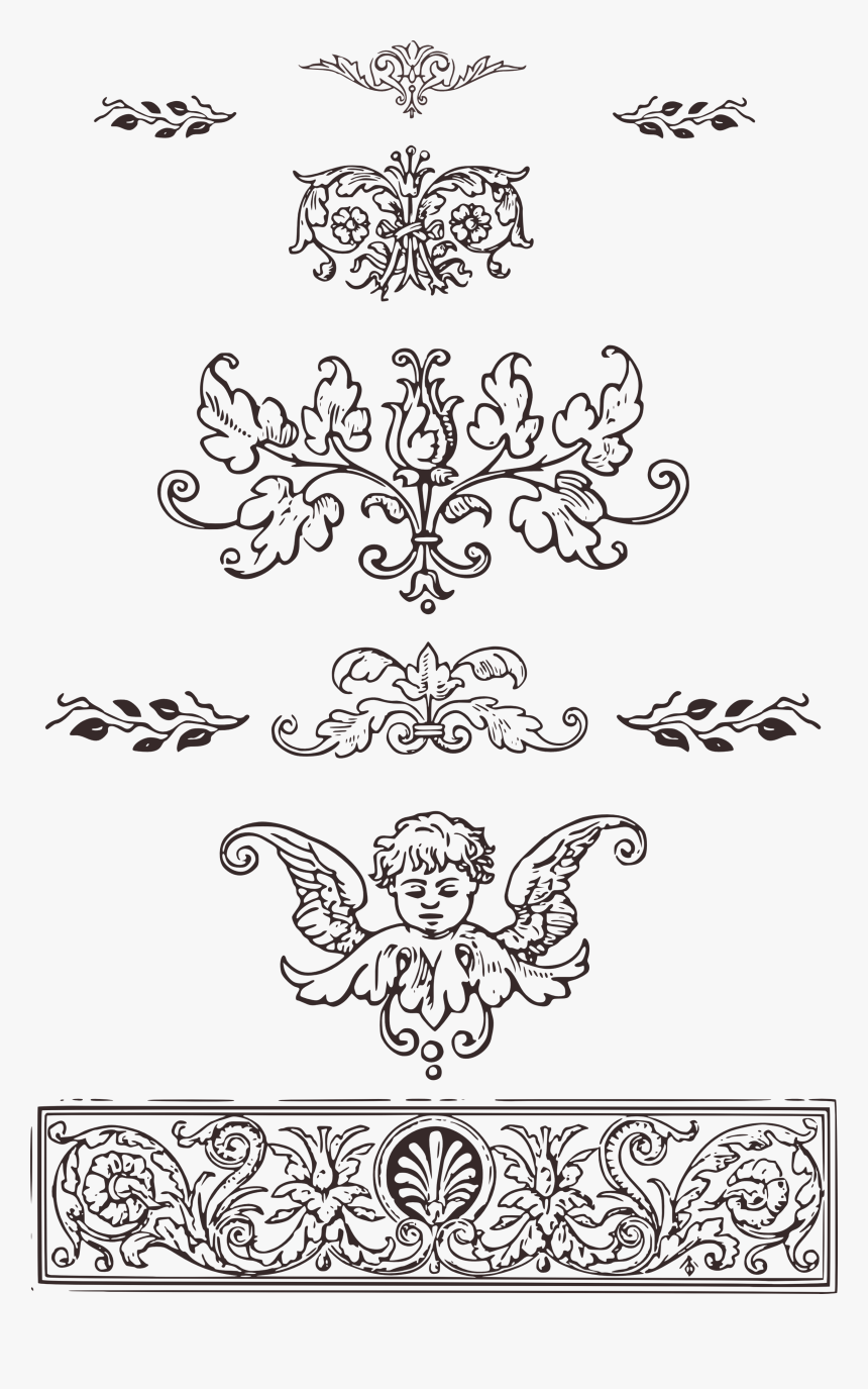 Transparent Ornaments Vector Png - Vintage Ornamente Png, Png Download, Free Download