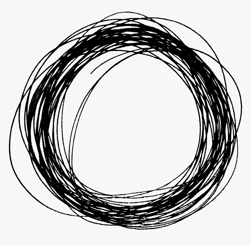 Circle Scribble Png, Transparent Png, Free Download