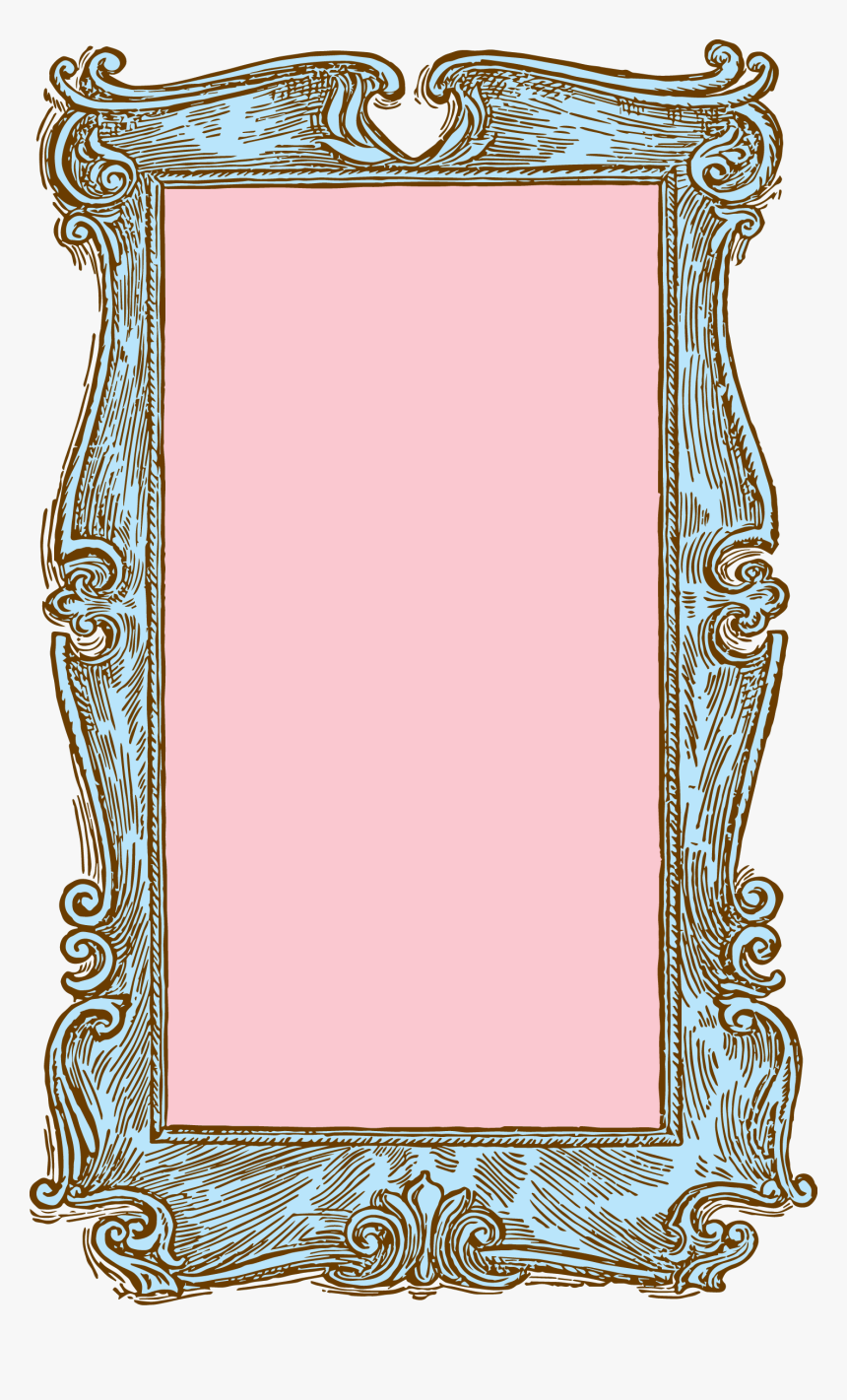 Transparent Baroque Frame Png - Vintage Victorian Frames Png, Png Download, Free Download