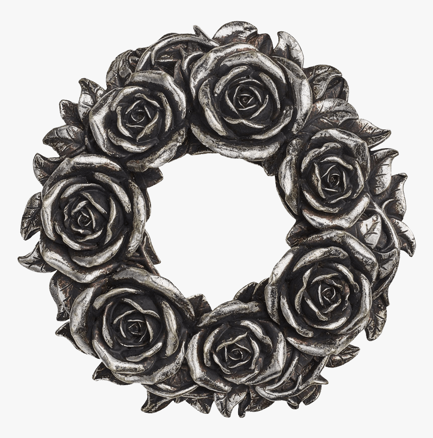 Black Rose Wreath - Rose Wreath, HD Png Download, Free Download