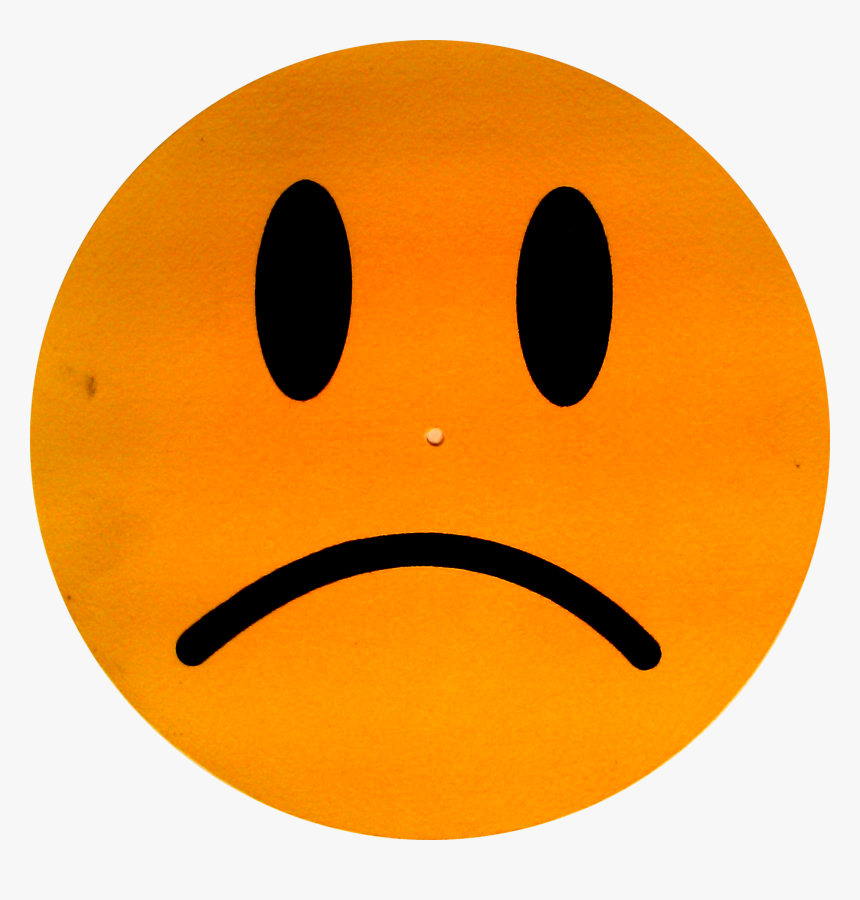 Orange Sad Face Png Images Clipart - Orange Sad Face Clipart, Transparent Png, Free Download