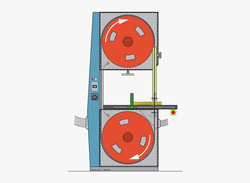 Narrow Band Saw Image - Band Saw Machine Pdf, HD Png Download, Free Download