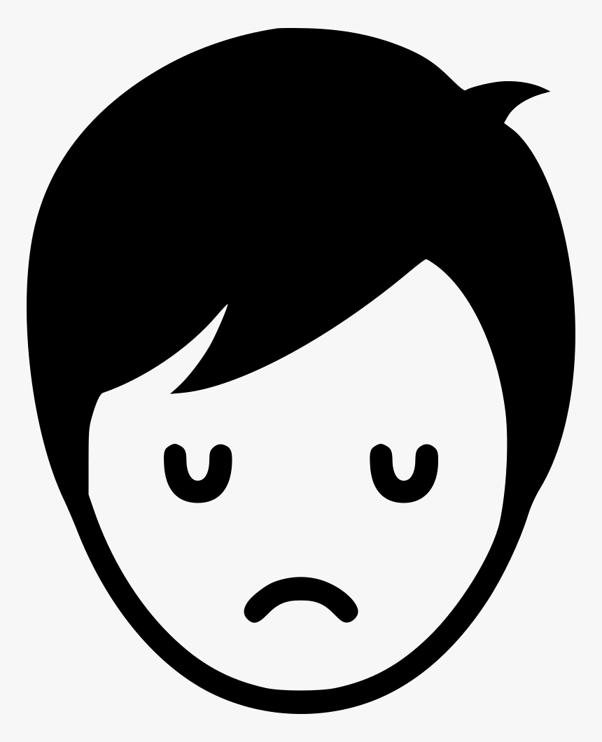 Transparent Sadness Clipart - Sad Boy Face Png, Png Download, Free Download