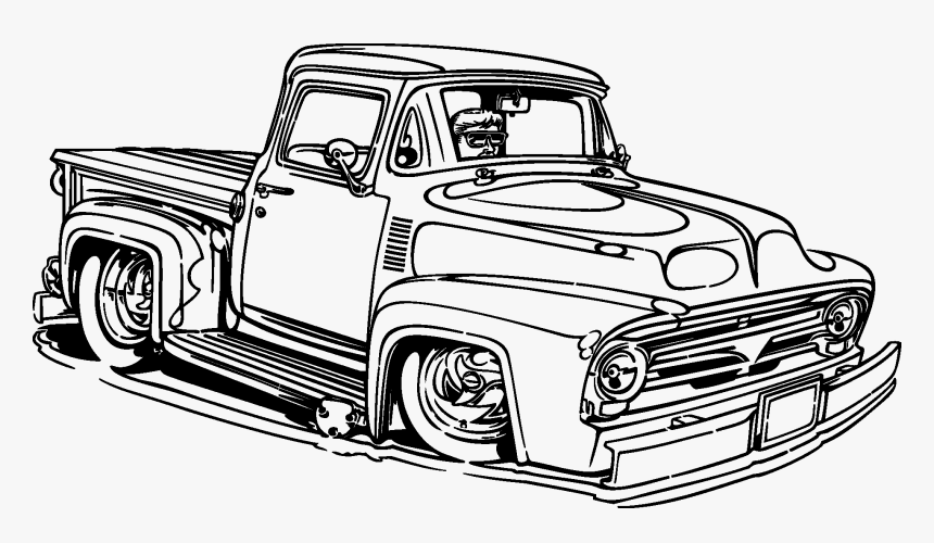 Vintage Truck Vector - Hot Rods Clip Art, HD Png Download, Free Download