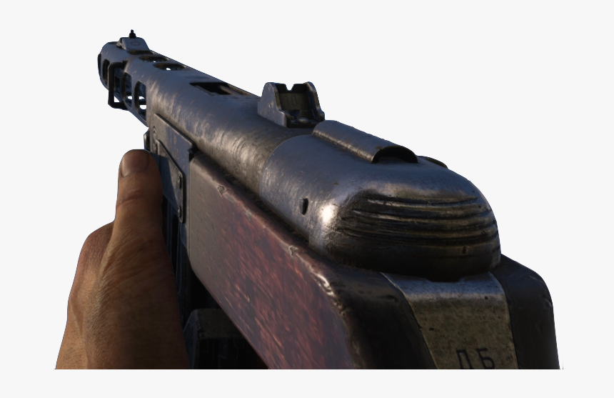 Ww2 Rifle Png - Ppsh World War 2, Transparent Png, Free Download