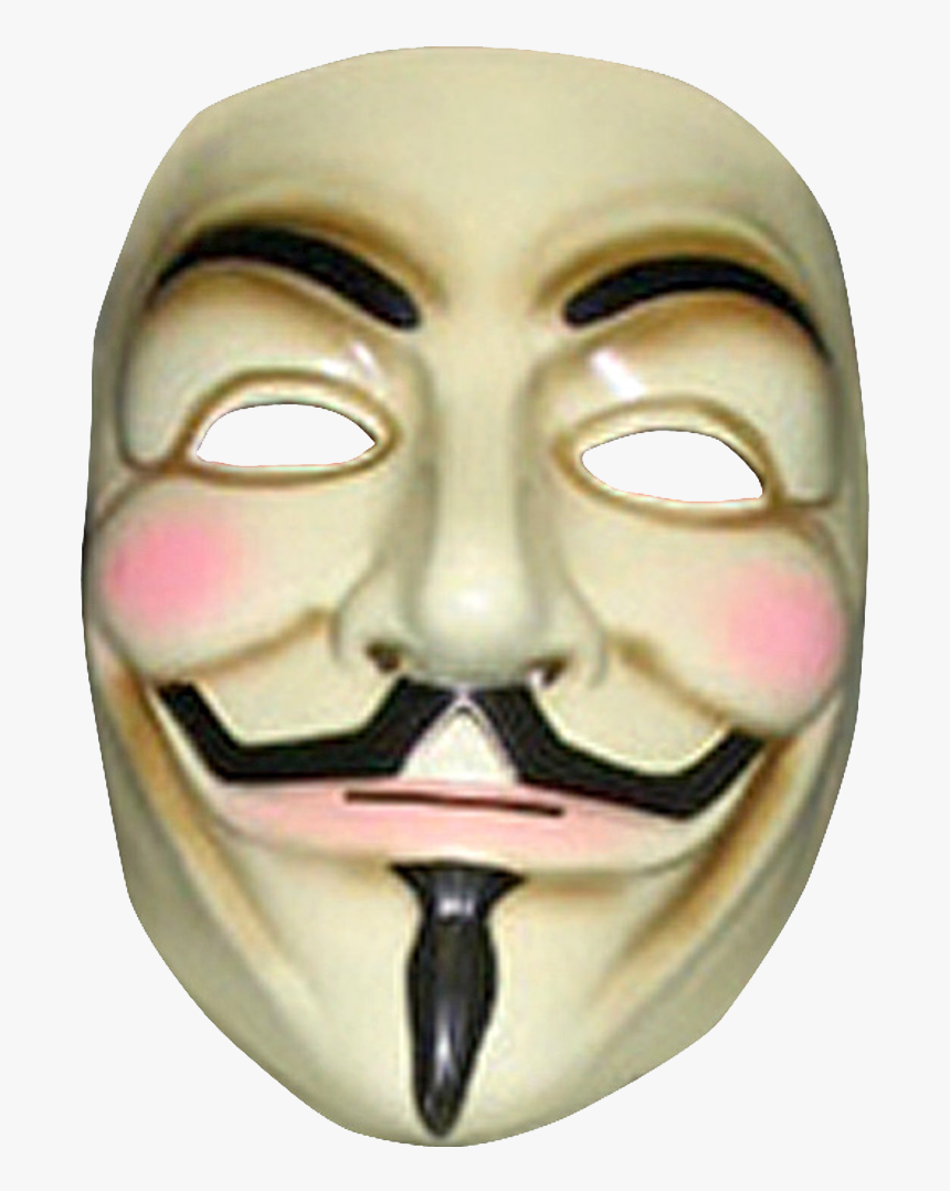 Anonymous Mask Png Clipart - V Per Vendetta Mask, Transparent Png, Free Download