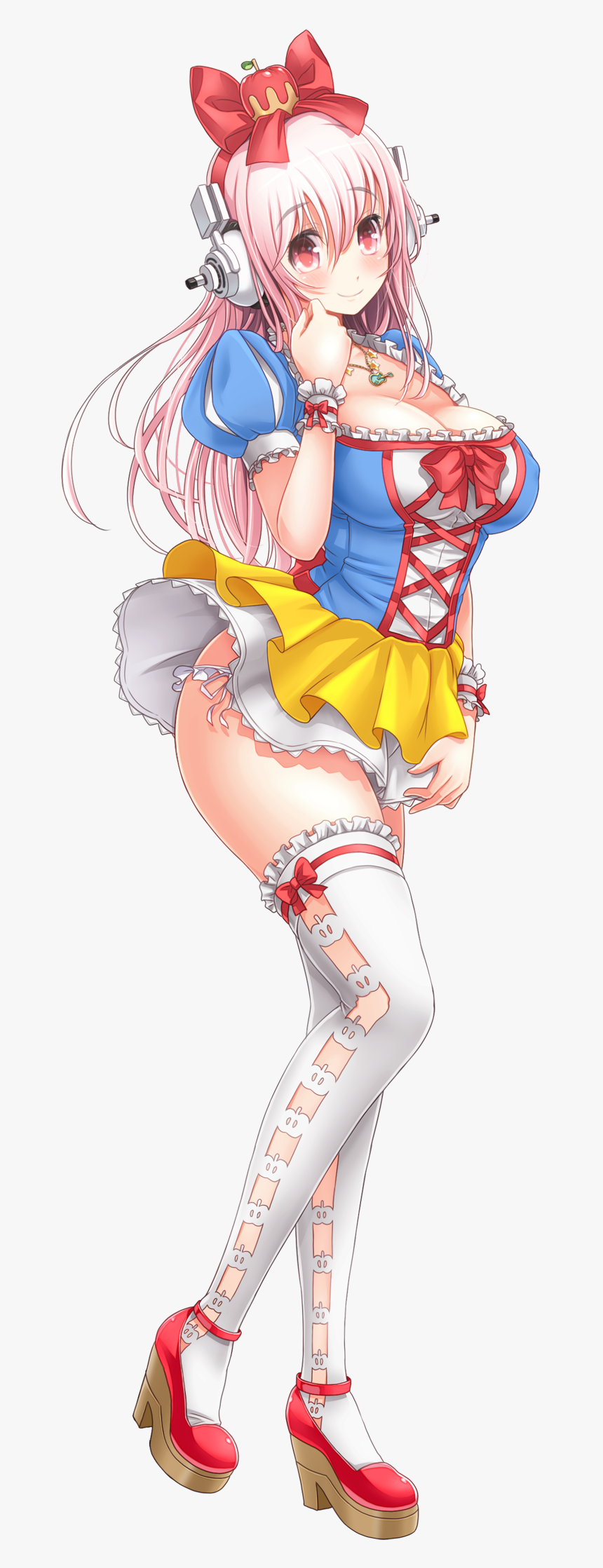 Super Sonico Snow White - Super Sonico Blanca Nieves, HD Png Download, Free Download