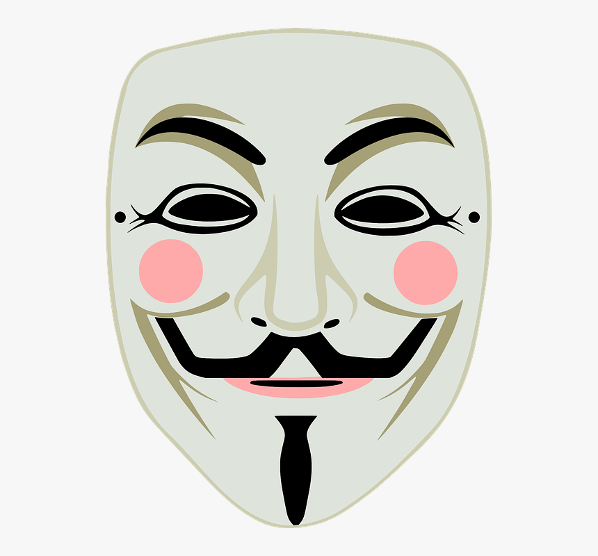 Anonymous Mask Free Png Image - Guy Fawkes Mask, Transparent Png, Free Download