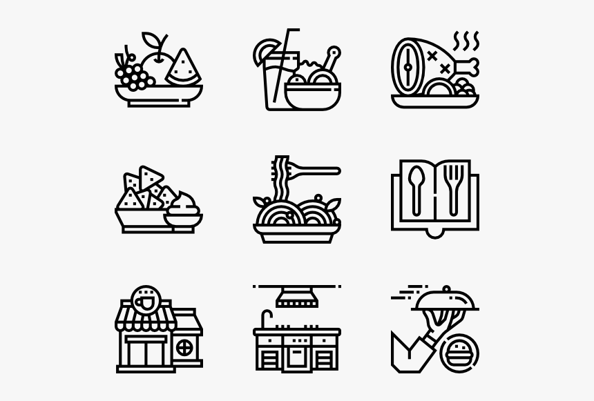 Restaurant - Railroad Icons, HD Png Download, Free Download