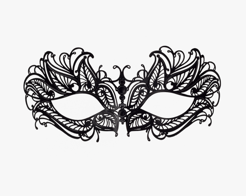 Masquerade Mask Template Photo - Lace Masquerade Mask Templates, HD Png Download, Free Download