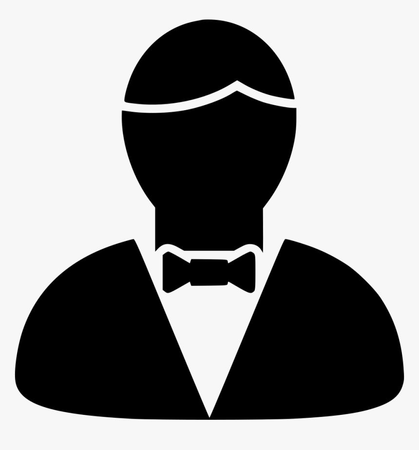 Waiter - Customer Image Black And White, HD Png Download, Free Download