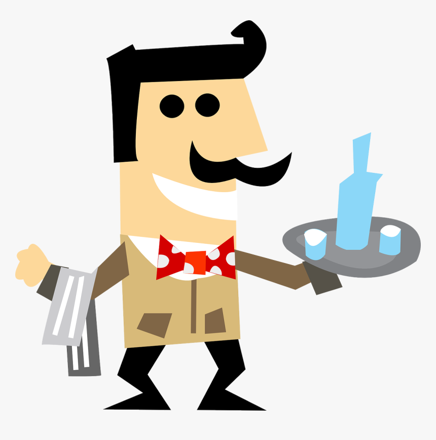 Clip Art Of Waiter, HD Png Download, Free Download