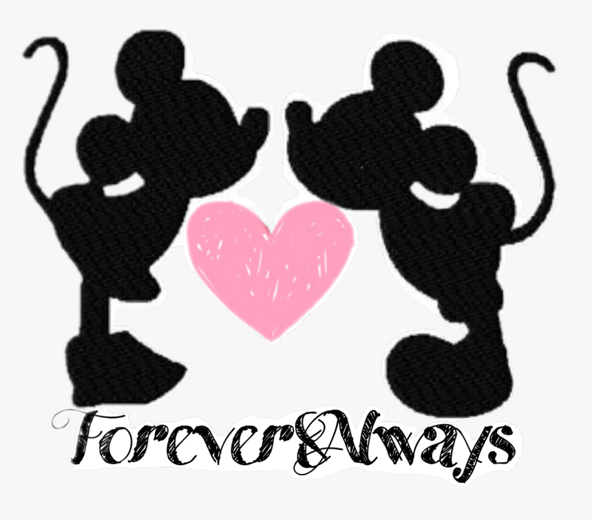 Mickey Mouse Minnie Mouse Love Rat Drawing - Minnie And Mickey Cute, HD Png Download, Free Download
