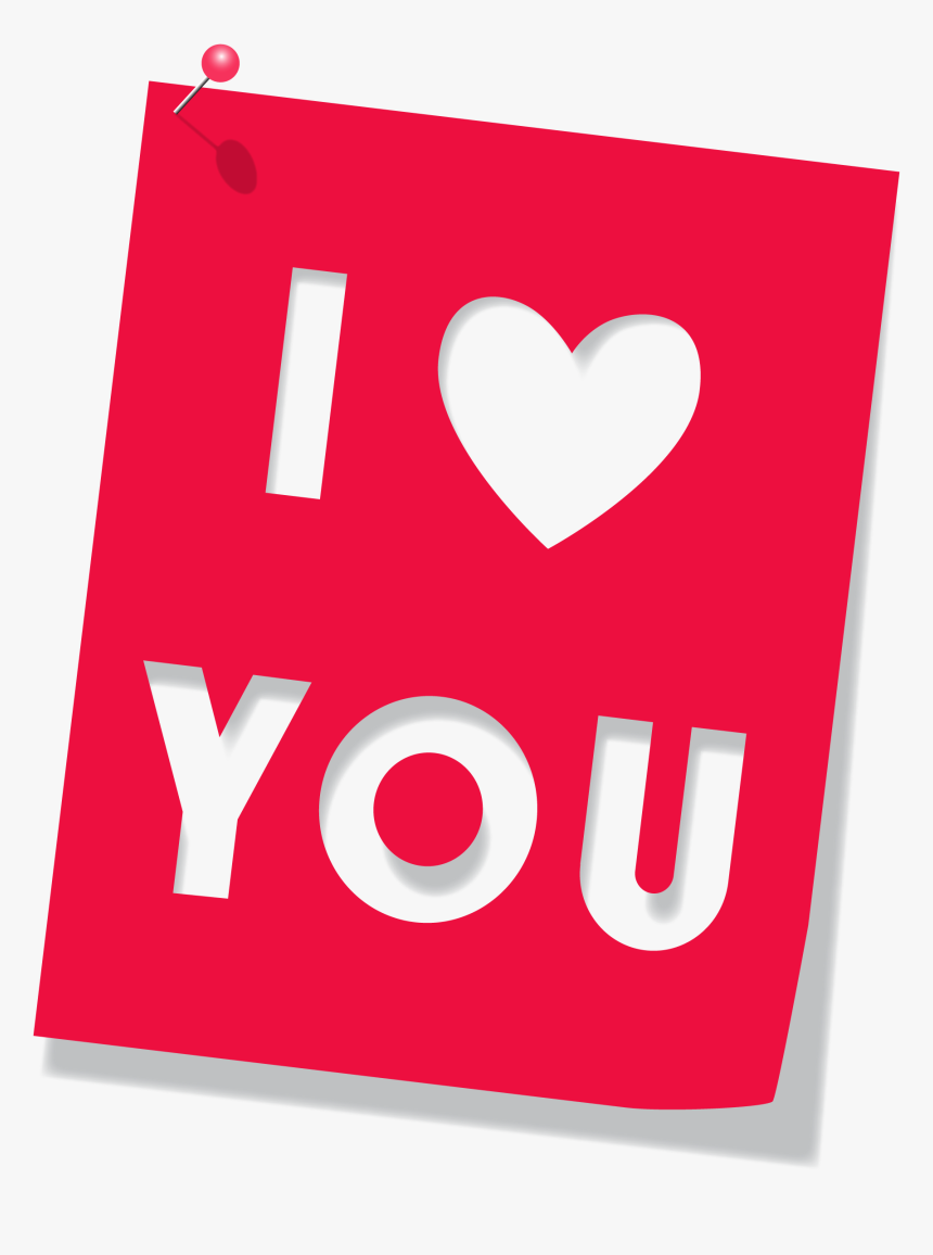 I Love You Text Png Clipart - Love You Png, Transparent Png, Free Download