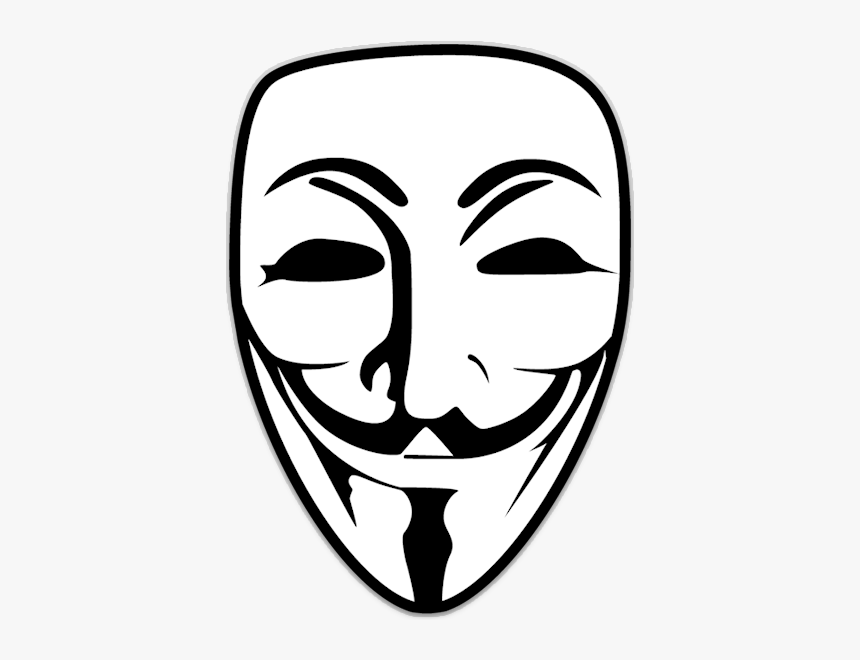 Anonymous Mask Drawing, HD Png Download, Free Download