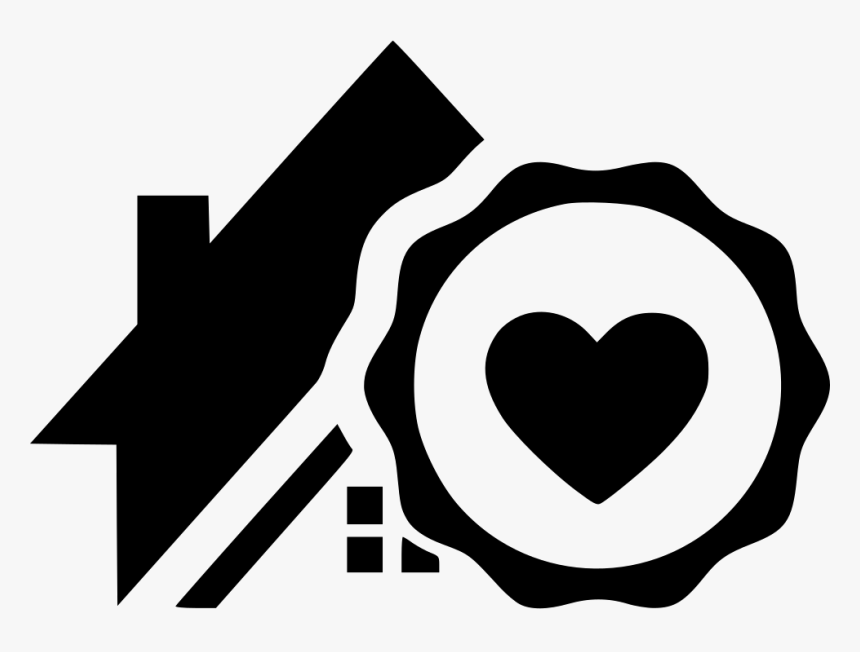 Sign Heart Love - Ok House Icon, HD Png Download, Free Download