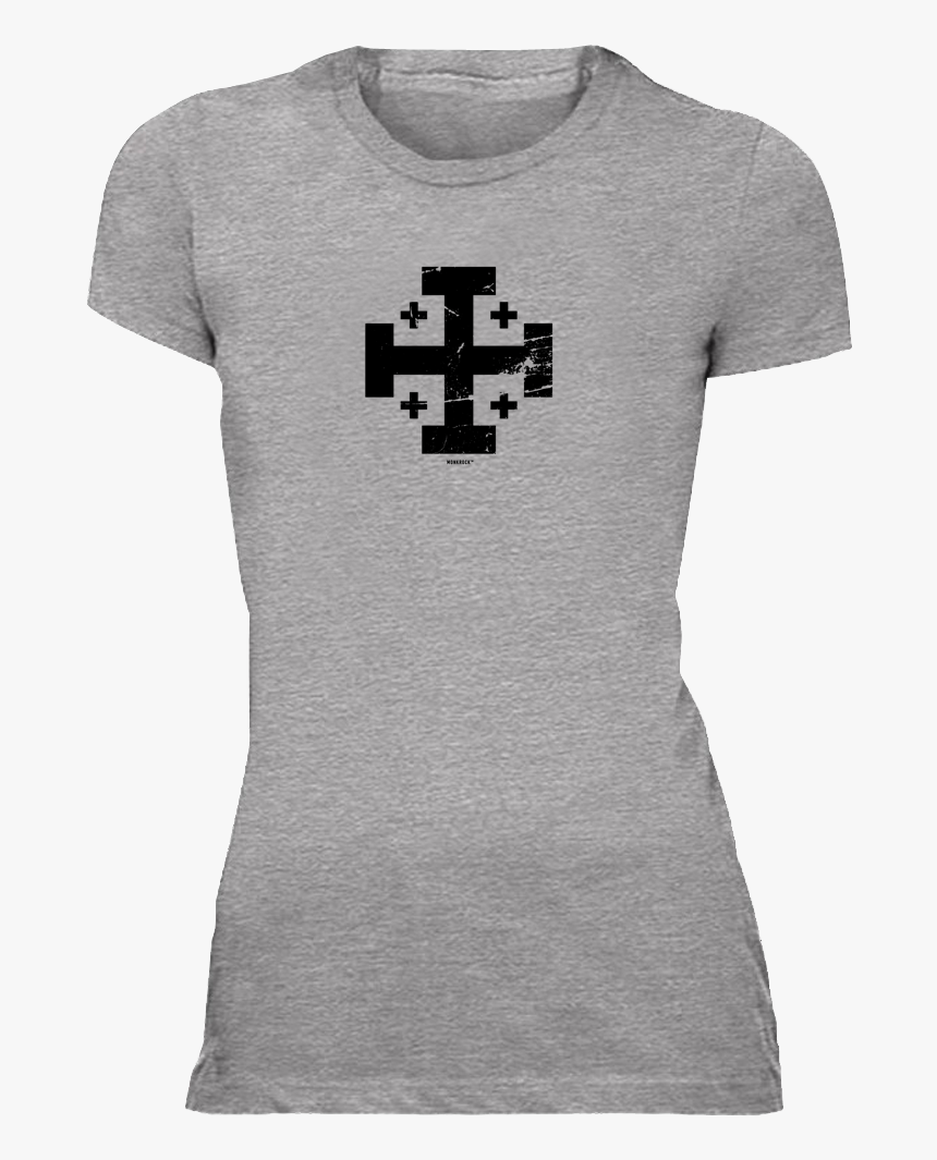 Jerusalem Cross Women Tee"
 Class= - St Francis Of Assisi T Shirt, HD Png Download, Free Download