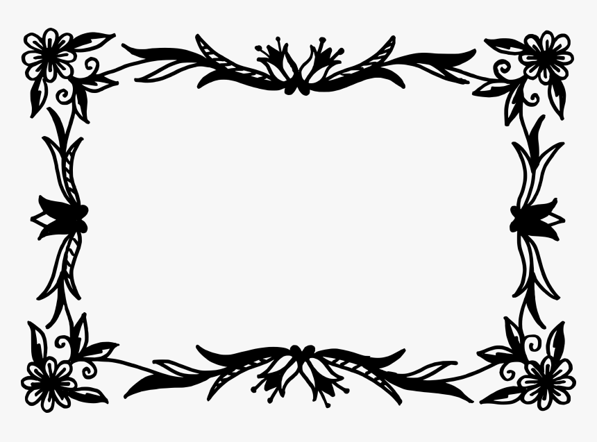 Download 20+ Fantastic Ideas Rectangle Flower Frame Vector Png ...