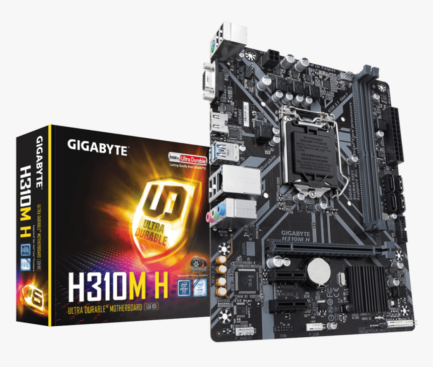 Gigabyte H310m H, HD Png Download, Free Download