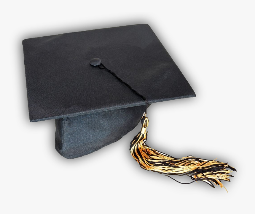 Transparent Gold Graduation Cap Png - Mortarboard, Png Download, Free Download