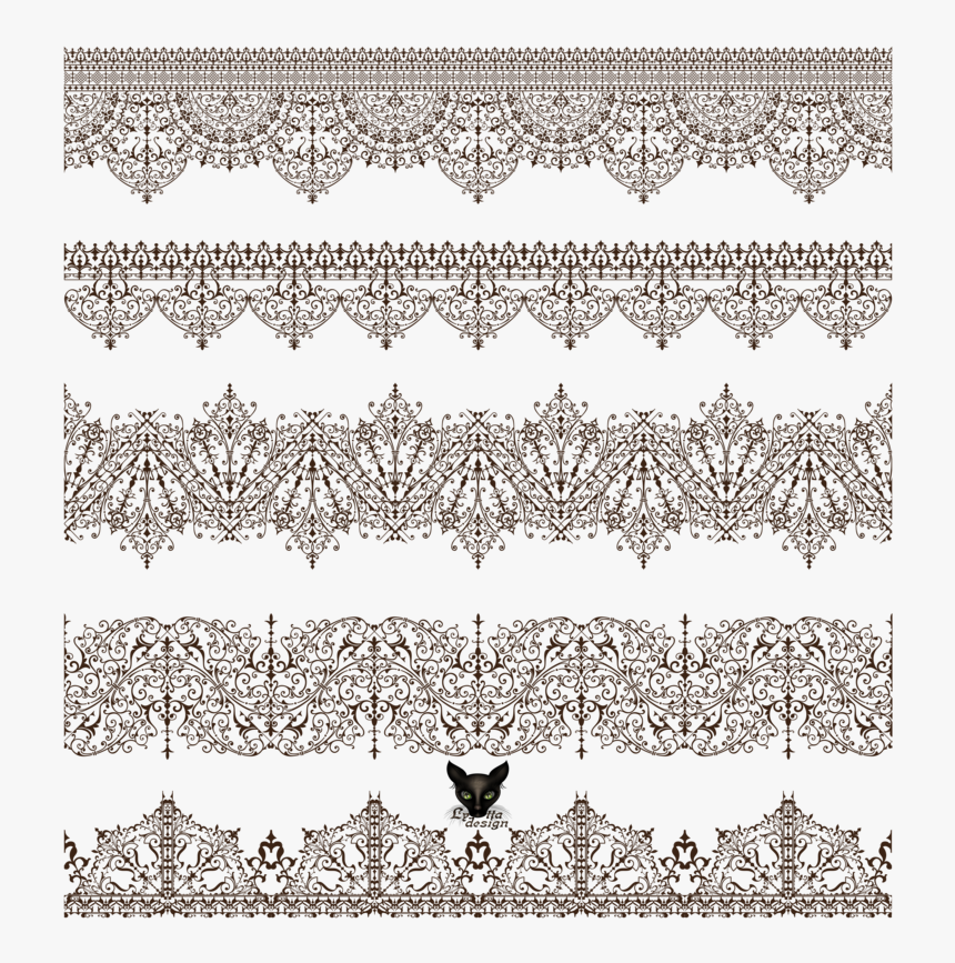 Vector Laces Vintage Lace - Victorian Lace Vintage Border, HD Png Download, Free Download