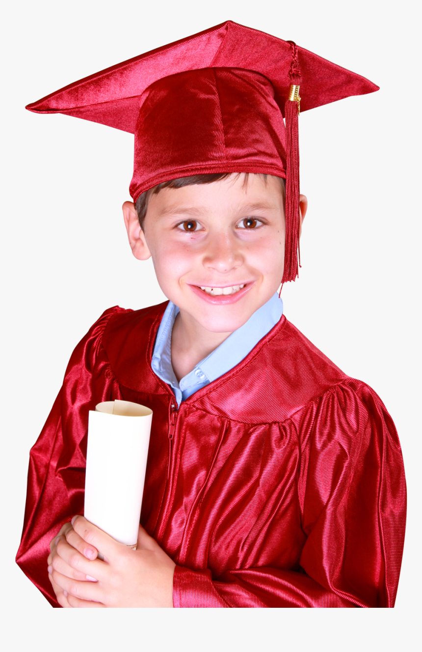 Little Boy In Graduation Gown And Mortarboard Png Image - Niño Con Tunica Licenciatura, Transparent Png, Free Download