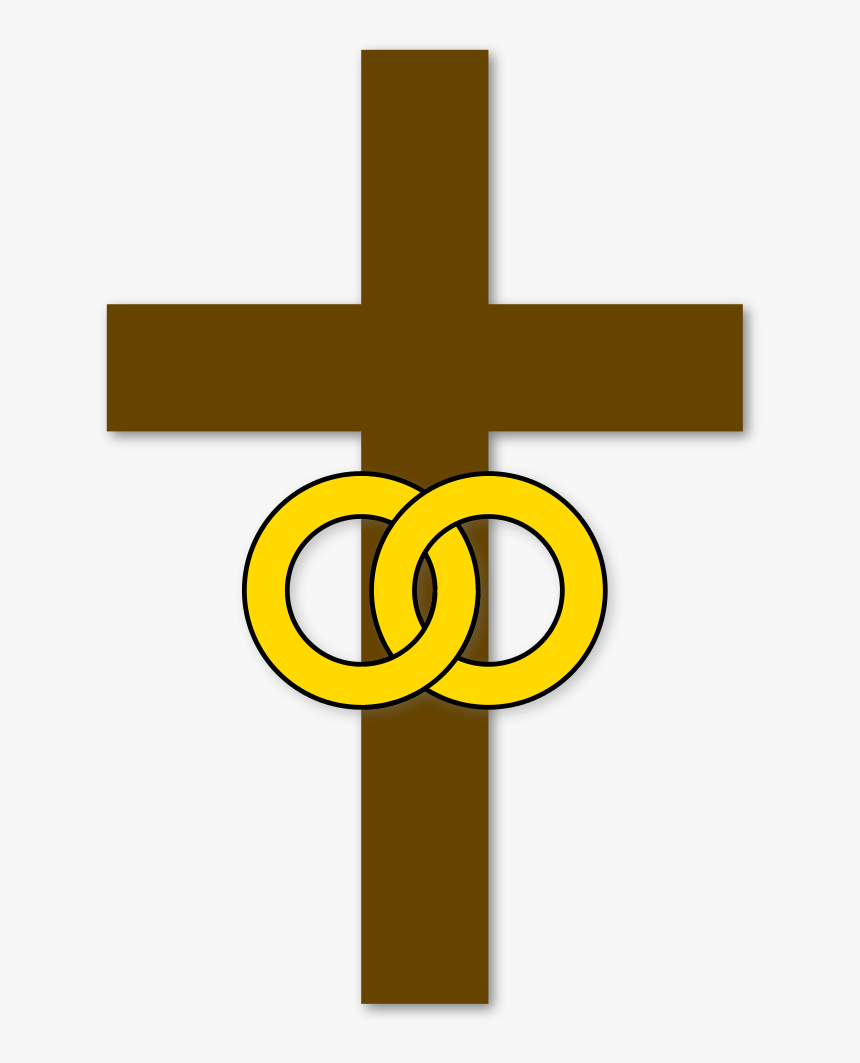 Marriage Cross Christian Symbol - Christian Marriage Logo Png, Transparent Png, Free Download