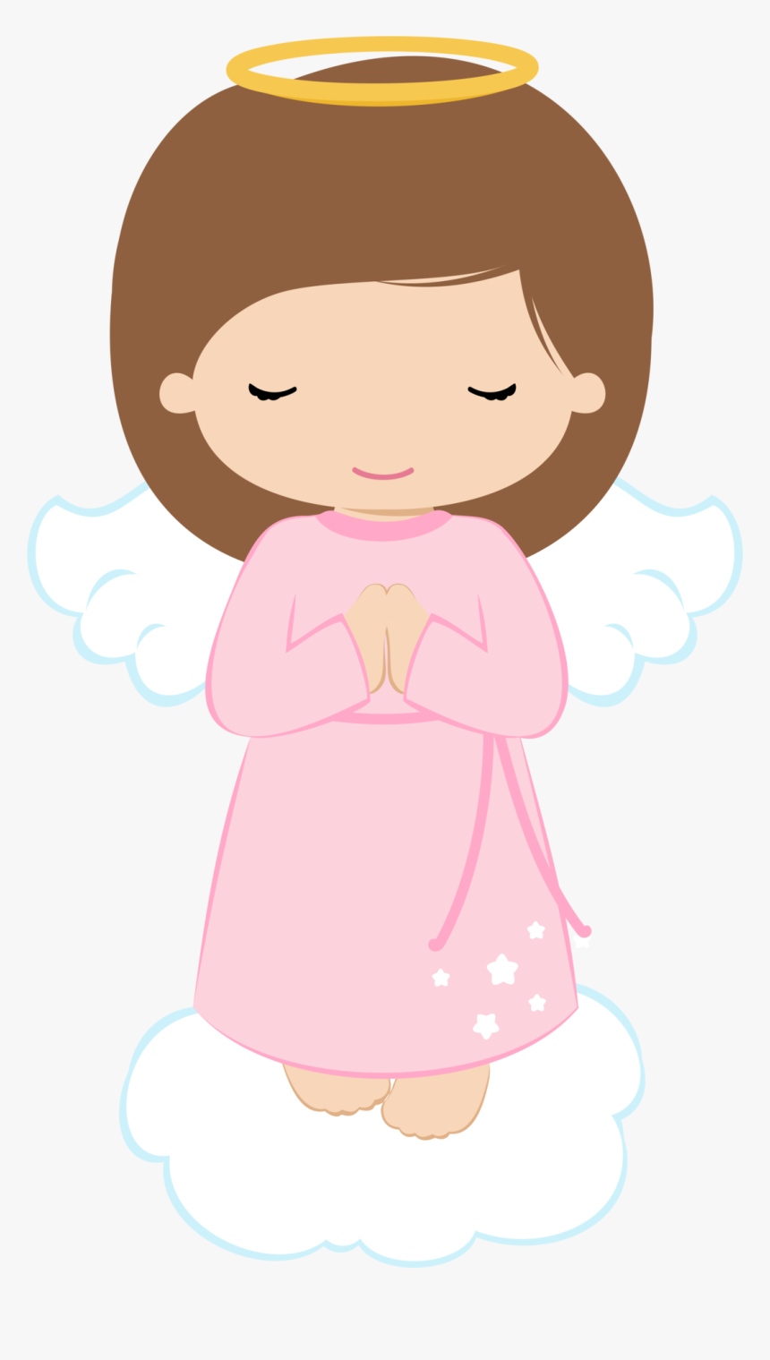 Confirmation Clipart Pink Baptism - Angel Girl Clipart, HD Png Download, Free Download