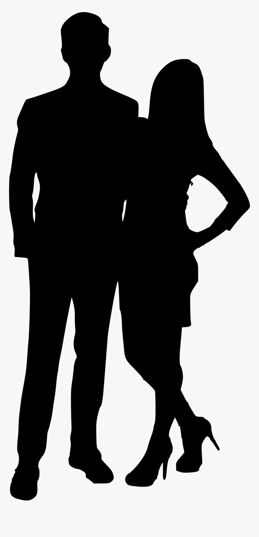 Silhouette Couple, HD Png Download, Free Download