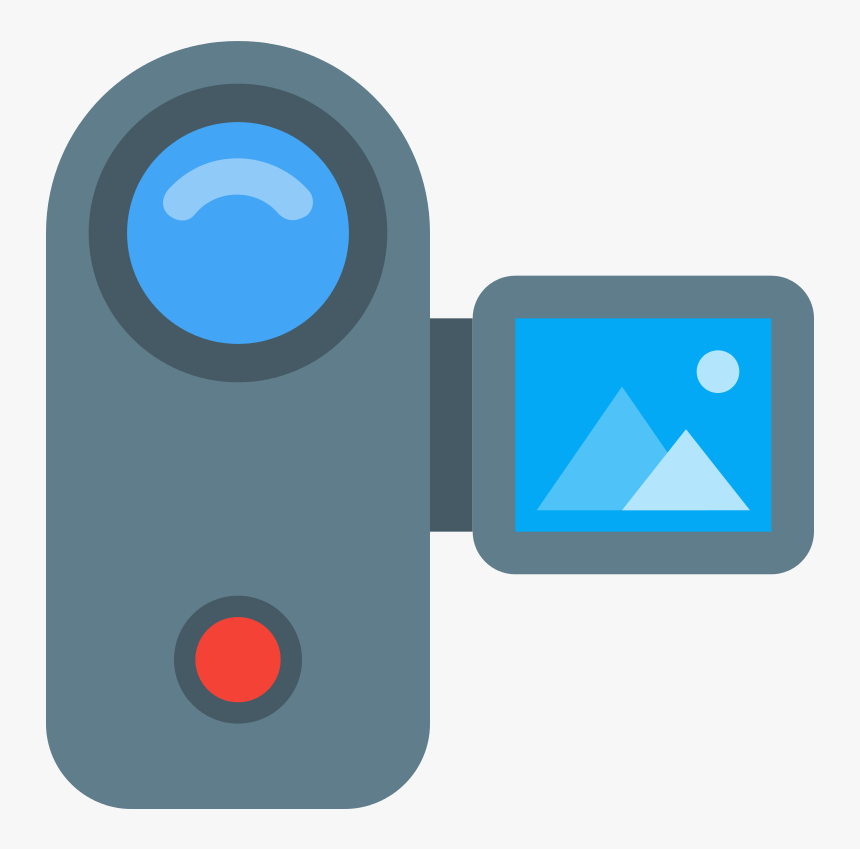 Icons8 Flat Camcorder - Handycam Icon, HD Png Download, Free Download
