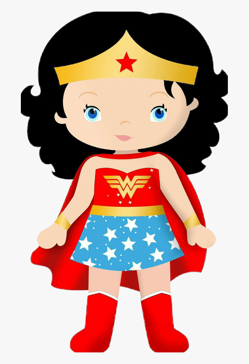 Wonder Woman Cute Png - Wonder Woman Baby Png, Transparent Png, Free Download