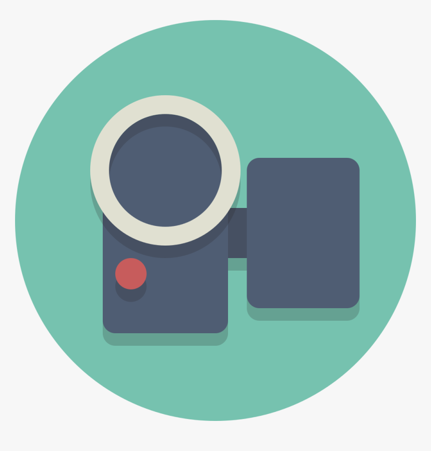 Video Camera Icon Circle, HD Png Download, Free Download