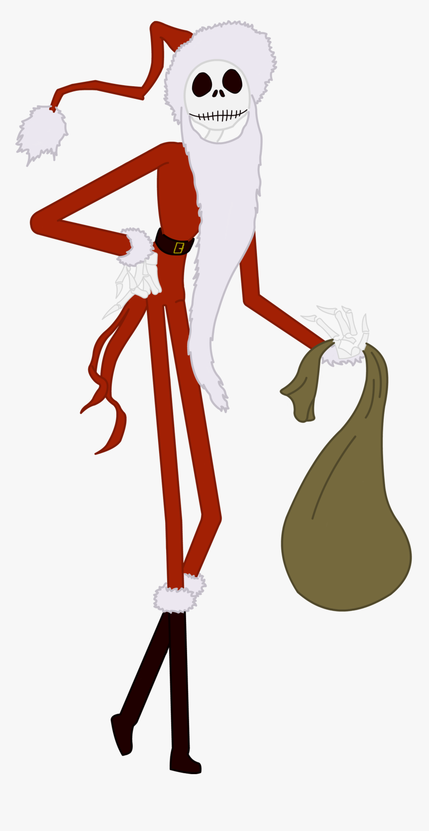 Drawing Jack Skellington Santa, HD Png Download, Free Download