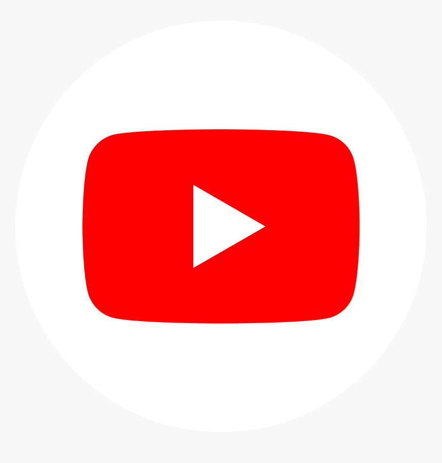 Youtube Social White Circle - Youtube Logo 2017 Png, Transparent Png, Free Download