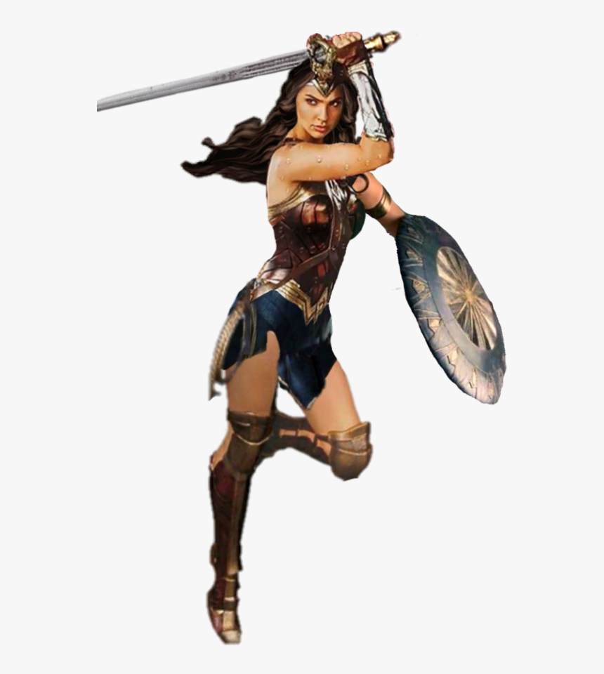 Wonder Woman Gal Gadot Flying, HD Png Download, Free Download