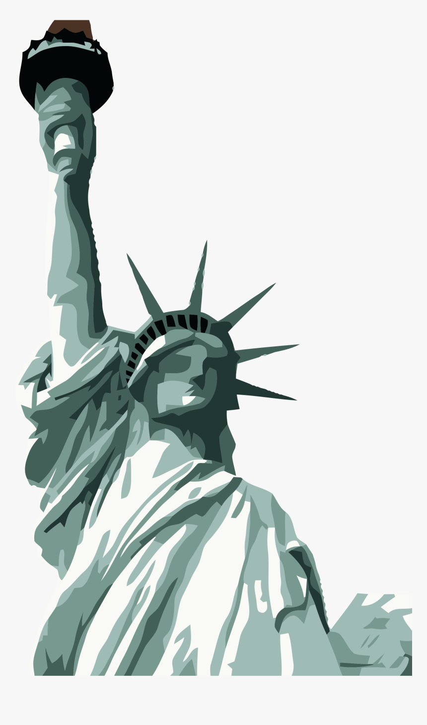 Statue Monument Art Figurine - Statue Of Liberty, HD Png Download, Free Download