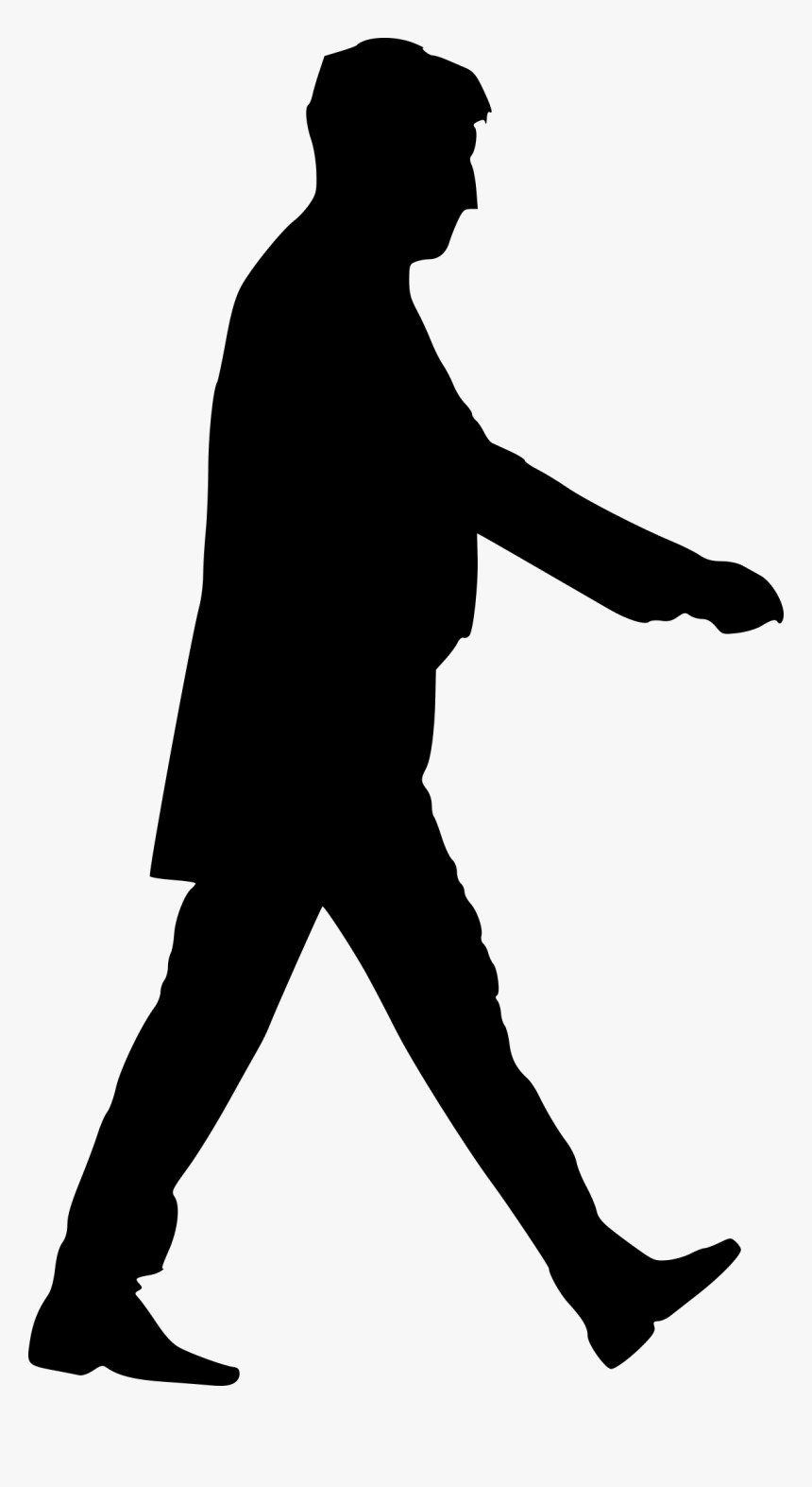 People Walking Silhouette Png, Transparent Png, Free Download