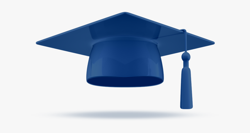 Blue Grad Cap Png, Transparent Png, Free Download