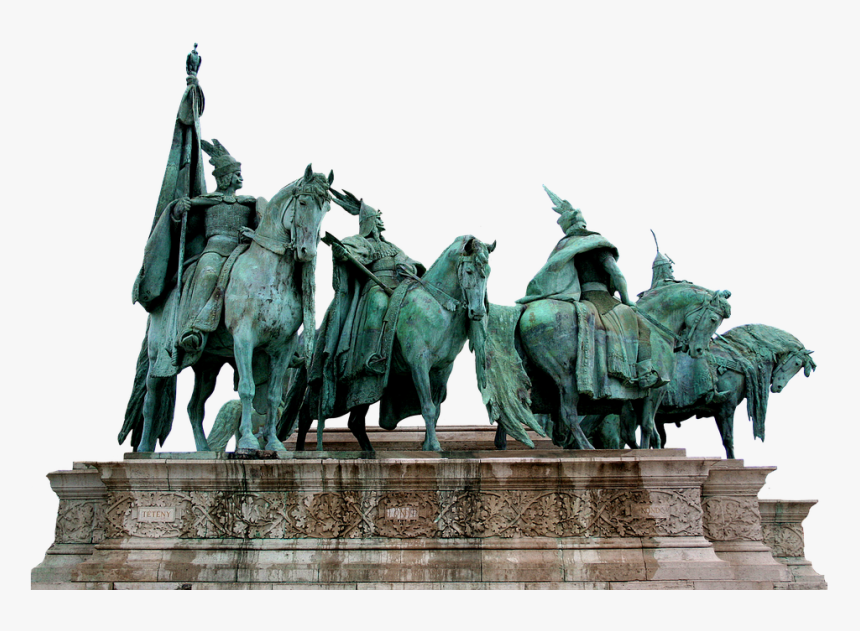 Budapest Hungary, Heroes Square, Statue, Monument - Monument Png, Transparent Png, Free Download
