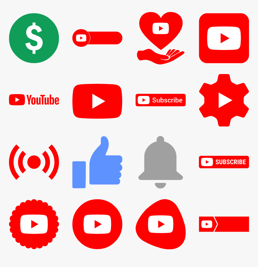 تحميل شعارات موقع يوتيوب فيكتور مجانا Youtube تنزيل - Enladisco, HD Png Download, Free Download