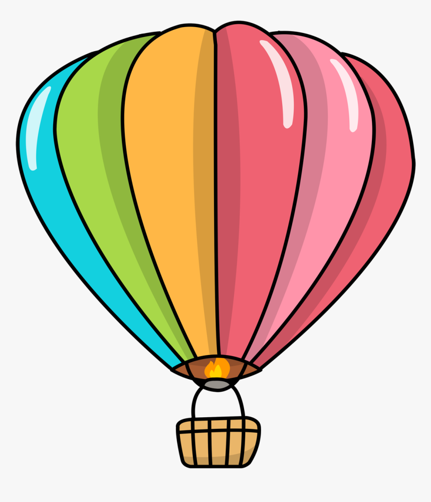 Clipart Hot Air Balloon, HD Png Download, Free Download