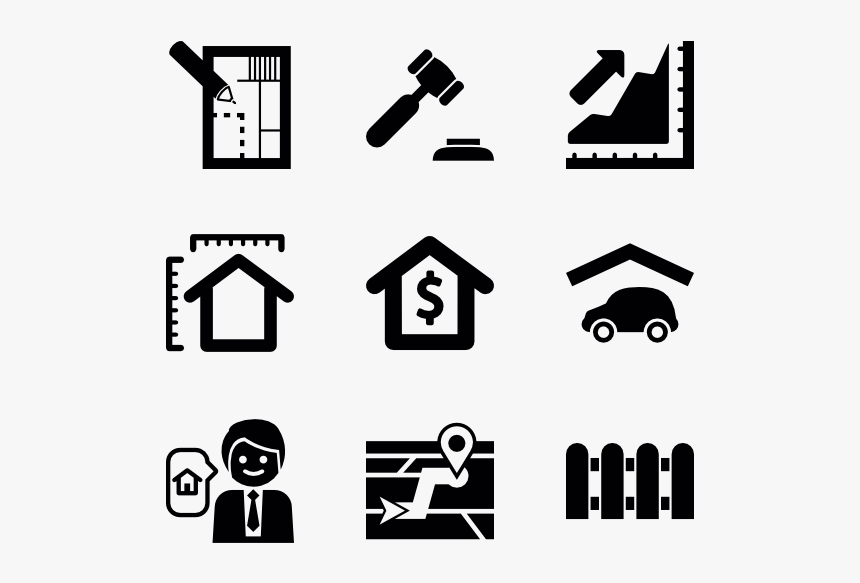 Real Estate - Simbol Icon Png, Transparent Png, Free Download